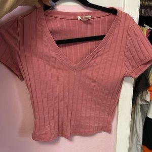 pink cropped
